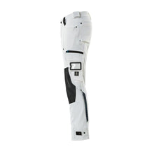 Broek met kniezakken van Dyneema, stretchbroek, wit