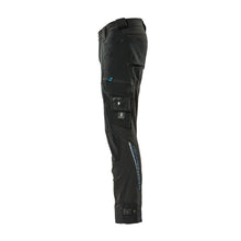 Broek met kniezakken van Dyneema, stretchbroek, zwart