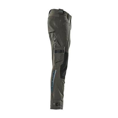 Broek met kniezakken van Dyneema, stretchbroek, donker antraciet