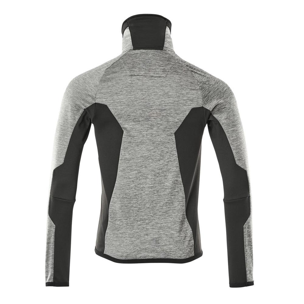 Fleece trui met microfleece jack met ritssluiting