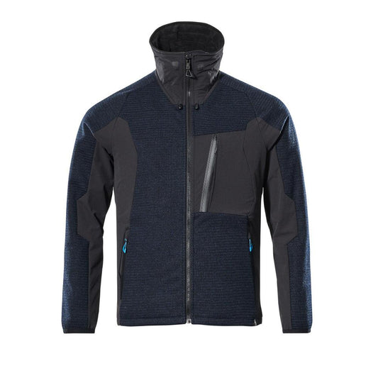 Jas, gebreid, met membraanvest