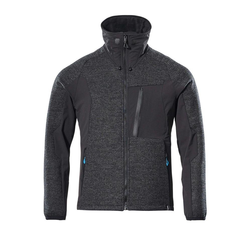 Veste en maille avec cardigan à membrane