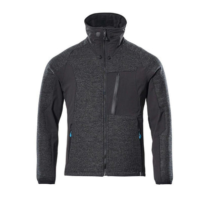 Veste en maille avec cardigan à membrane