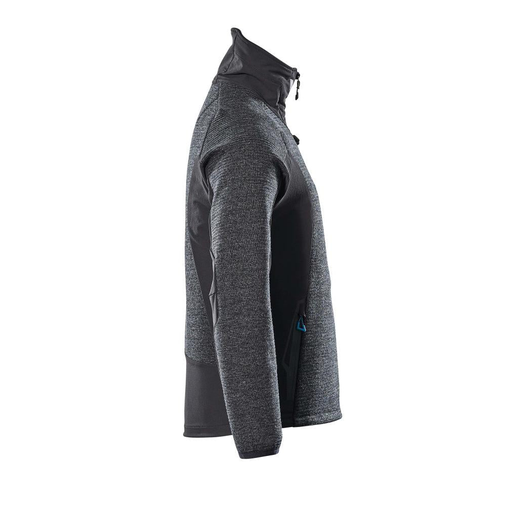 Veste en maille avec cardigan à membrane