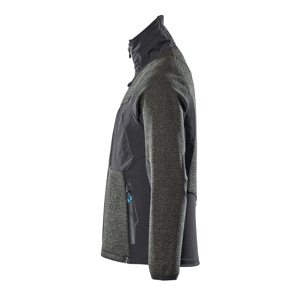 Veste en maille avec cardigan à membrane