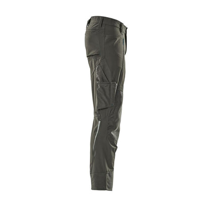 Pantalon avec poches genoux, stretch, pantalon clair, anthracite foncé
