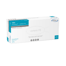 MaiMed-veterin PE dierenartshandschoenen 90cm, oranje, 100 stuks/doos | Doos (100 stuks)