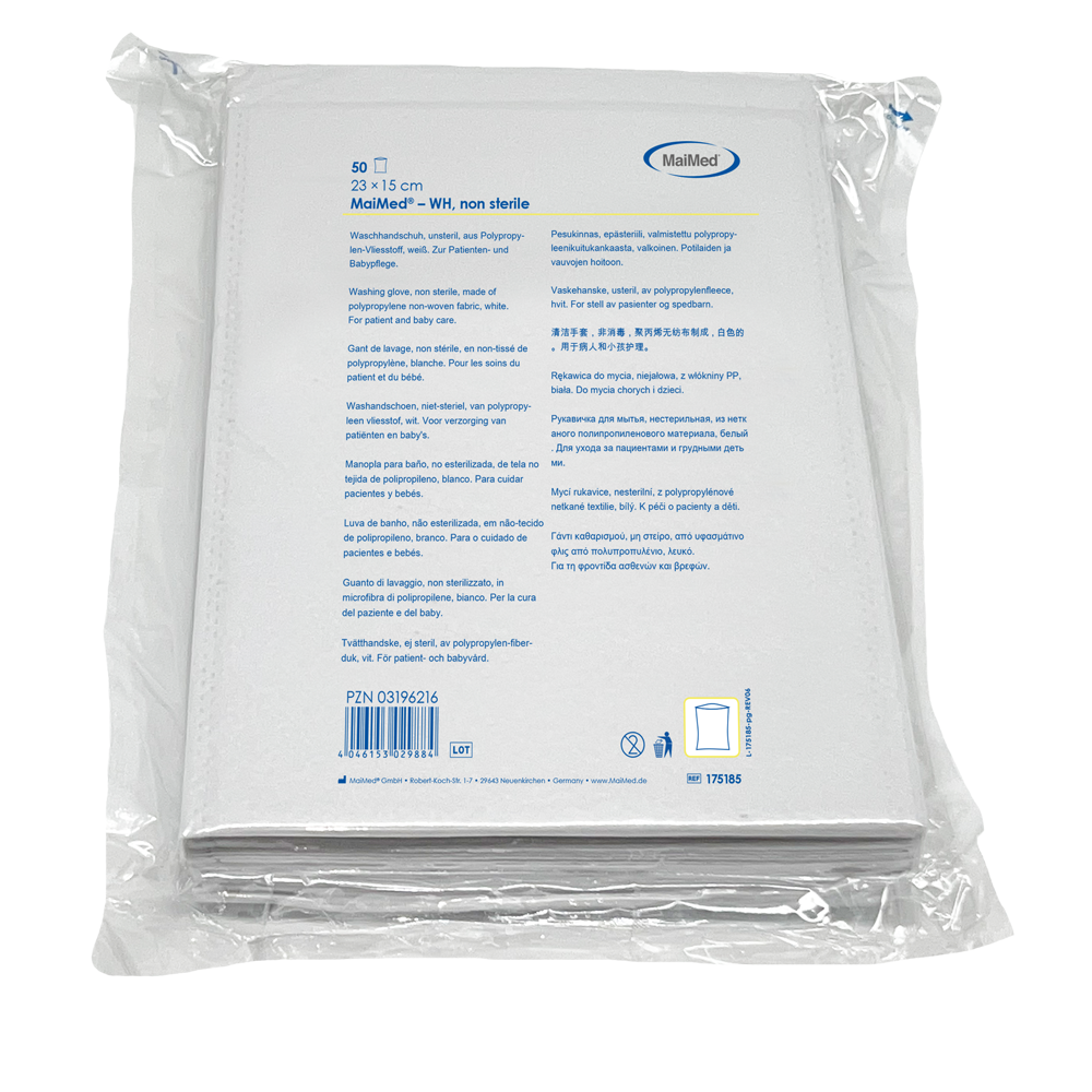 MaiMed washandschoen, niet-steriel, gemaakt van fleece