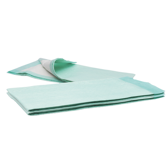 MaiMed medisch kussen 60x90cm Extra niet-steriel Pluisvlokkenkussen 60x90cm 2x25st/doos groen | Doos (50 stuks)