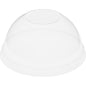 Der Kuppeldeckel ohne Öffnung für 188001-2 von Duni GmbH ist ein transparenter rPET-Kuppeldeckel, ideal für Kaltgetränke und Toppings. Die Verpackung enthält 60 Stück - perfekt für große Events oder Cafés.