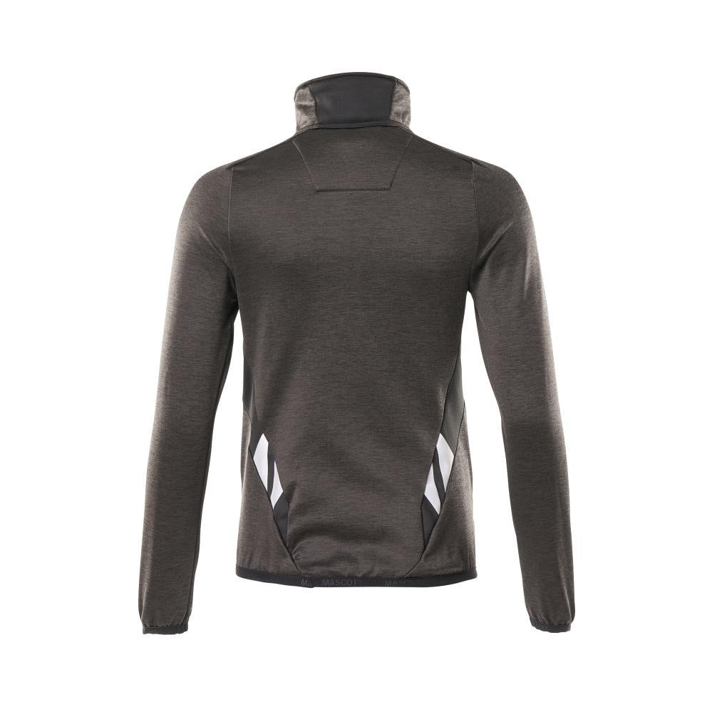 Fleecetrui met korte ritssluiting, microfleece damesjack