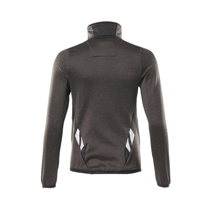 Fleecetrui met korte ritssluiting, microfleece damesjack