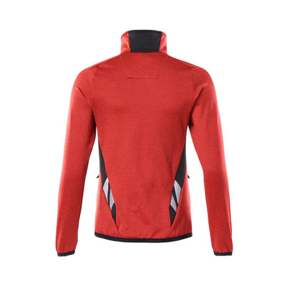 Fleecetrui met korte ritssluiting, microfleece damesjack