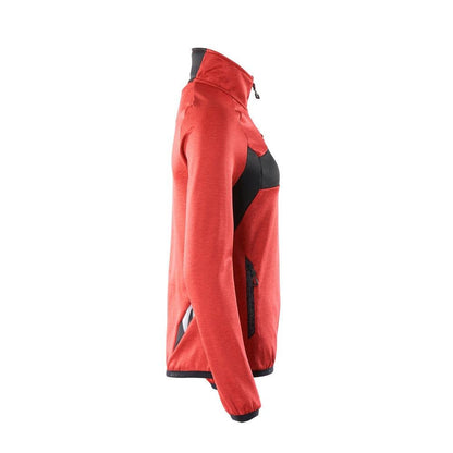 Fleecetrui met korte ritssluiting, microfleece damesjack