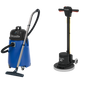 Machine monodisque Numatic HFM1515R / ESM set 5B avec aspirateur à eau WV800-2 et PadLoc Trei | Paquet (1 pièce)