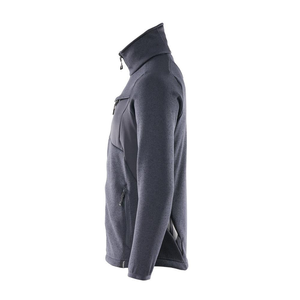 Pull tricoté avec cardigan zippé