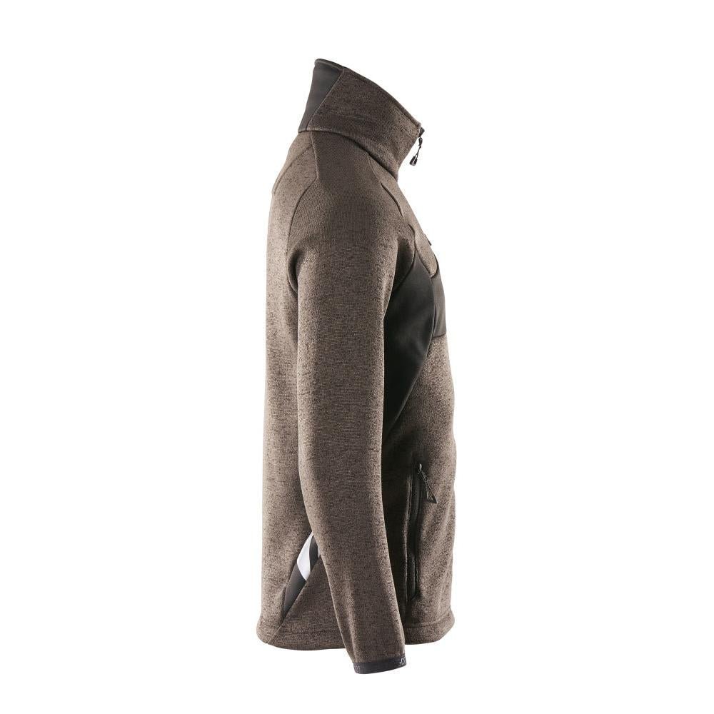 Pull tricoté avec cardigan zippé