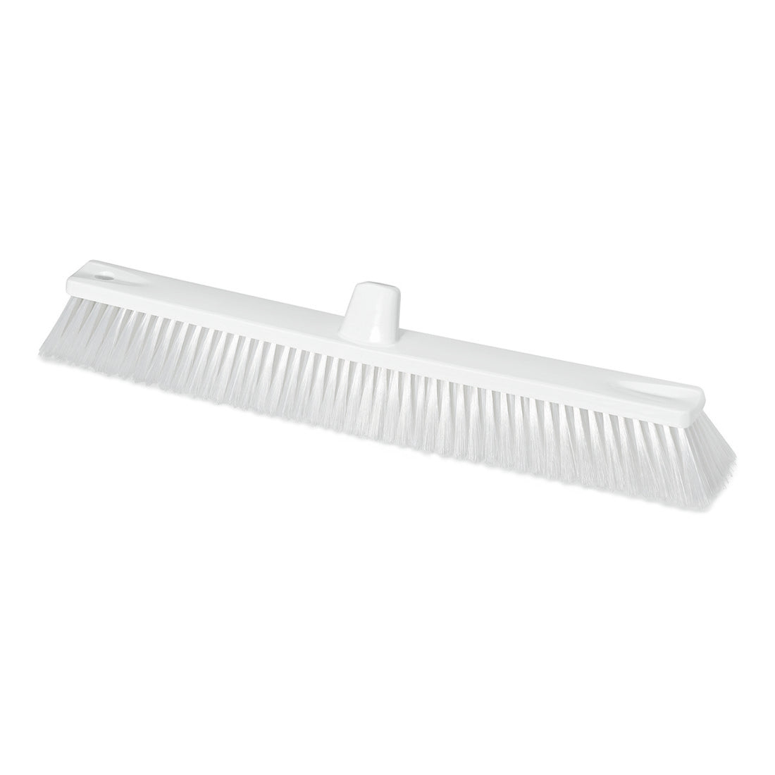 Der Nölle Profi Brush HACCP Großflächenbesen mit 0,25 mm weichen Borsten von Nölle Profi Brush Bürsten- & Pinseltechnik e.K. verfügt über eine zentrale Bohrung zur Stielbefestigung und ist ideal zum Kehren von Böden in HACCP-regulierten Bereichen.