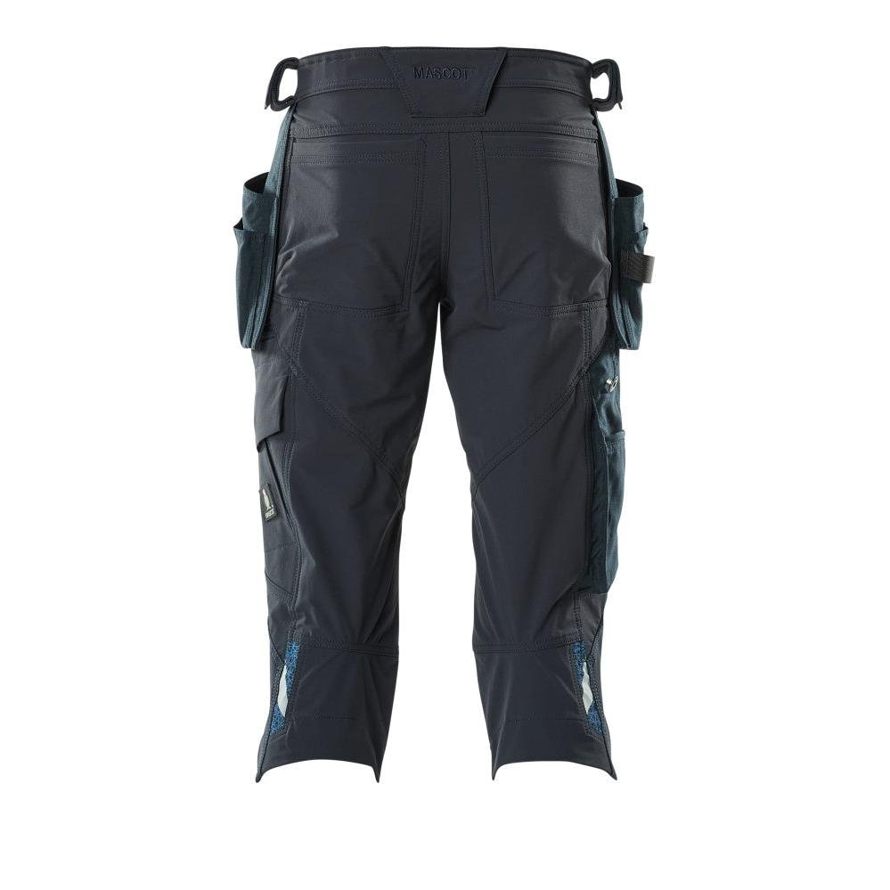 Pantalon trois-quarts, poches suspendues, pantalon trois-quarts artisan stretch