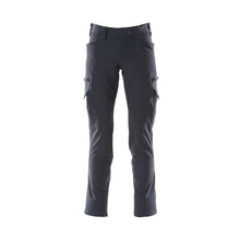 Broek, dijbeenzakken, ULTIMATE STRETCH broek, zwartblauw