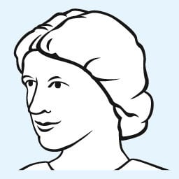 Foliodress Cap Comf Dino avec P100 | Paquet (100 pièces)