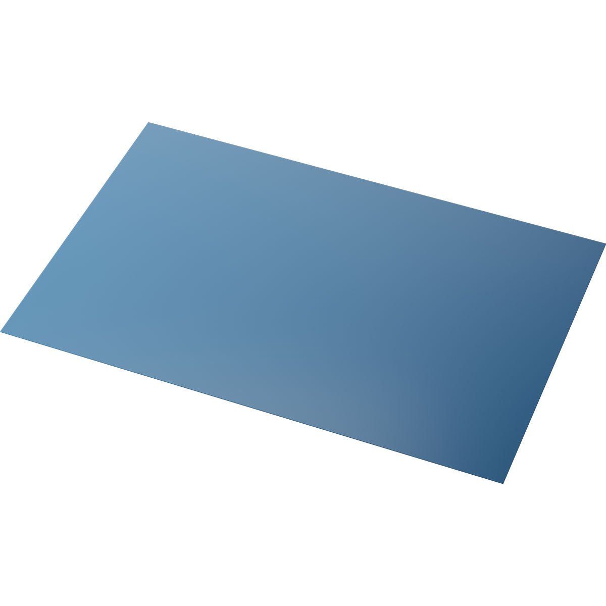 Il est représenté un set de table en silicone rectangulaire, teinté de bleu de Duni GmbH (30 x 45 cm) sur un fond blanc. Sa surface lisse et légèrement réfléchissante le rend idéal comme protection de table ou set de table lavable pour votre table à manger.