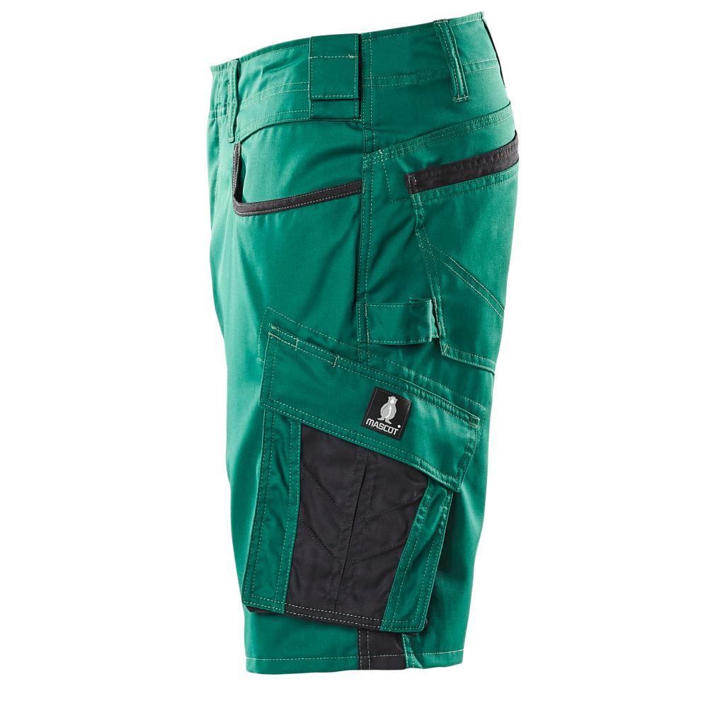 Short, short léger, vert/noir