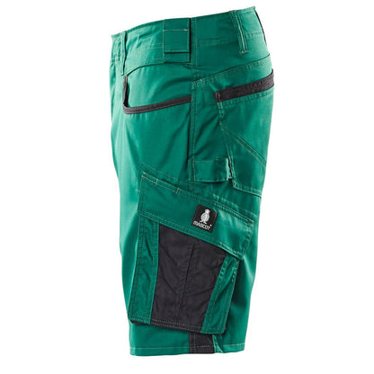 Short, short léger, vert/noir
