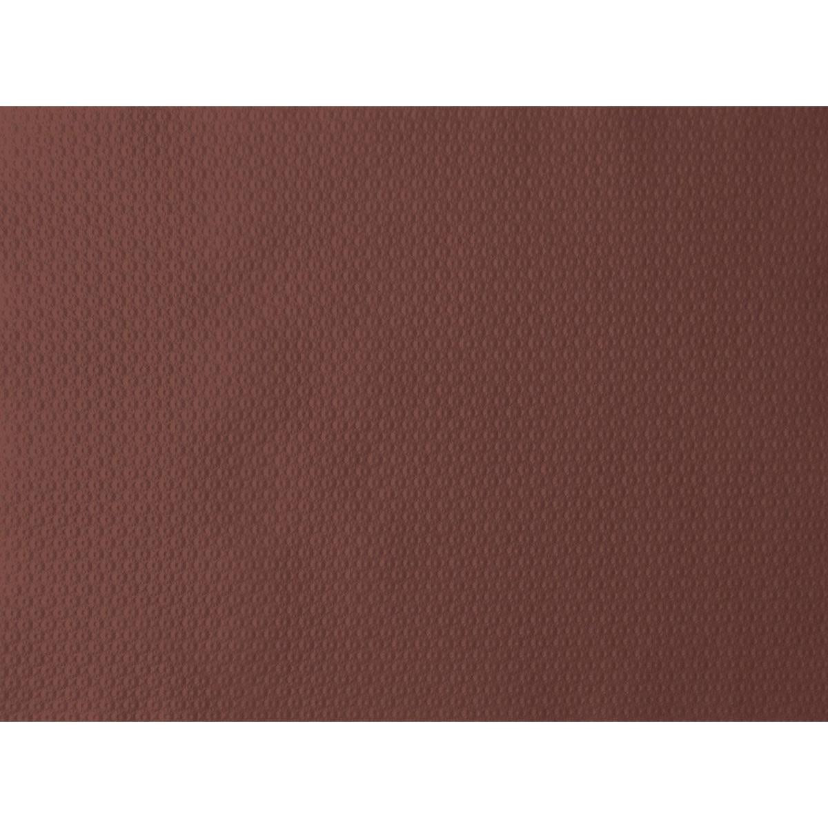 Die Nahaufnahme des Kastanie Papier-Tischsets 30x40 cm der Duni GmbH zeigt eine dezent gepunktete Struktur - ideal für Feiern. Die gleichmäßige Beleuchtung hebt die edle Kastanienoberfläche hervor. Packung mit 500 Stück.