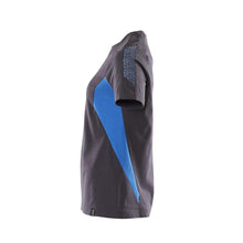 T-shirt, t-shirt femme, noir bleu/bleu azur