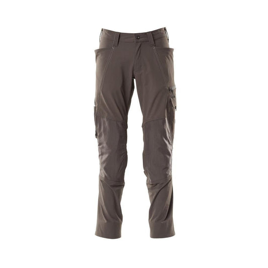 Broek, kniezakken, ULTIMATE STRETCH broek, donker antraciet