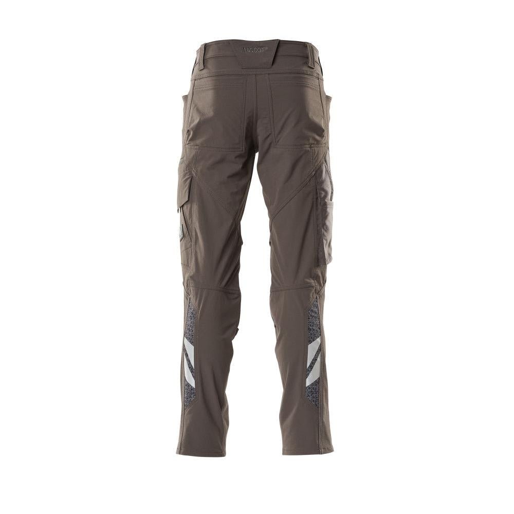 Broek, kniezakken, ULTIMATE STRETCH broek, donker antraciet