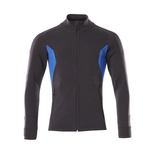 Sweatshirt met rits, modern fit sweatshirt met rits