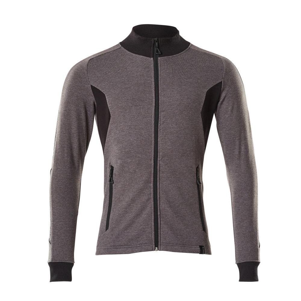 Sweatshirt met rits, modern fit sweatshirt met rits