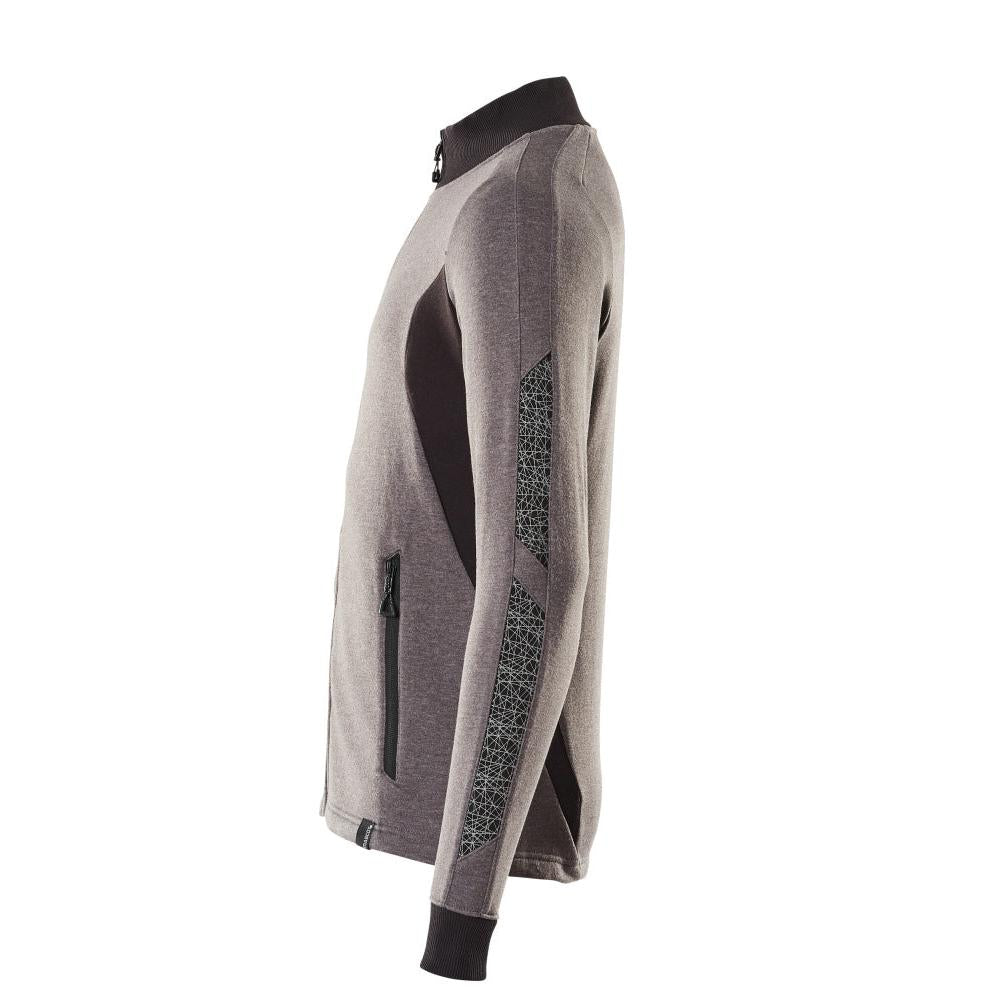 Sweatshirt met rits, modern fit sweatshirt met rits