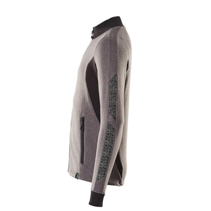 Sweatshirt met rits, modern fit sweatshirt met rits