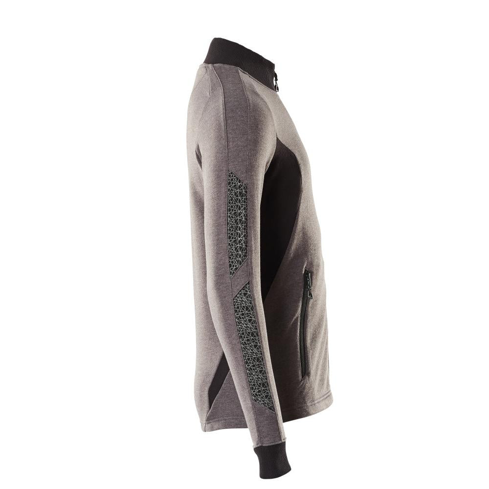 Sweatshirt met rits, modern fit sweatshirt met rits