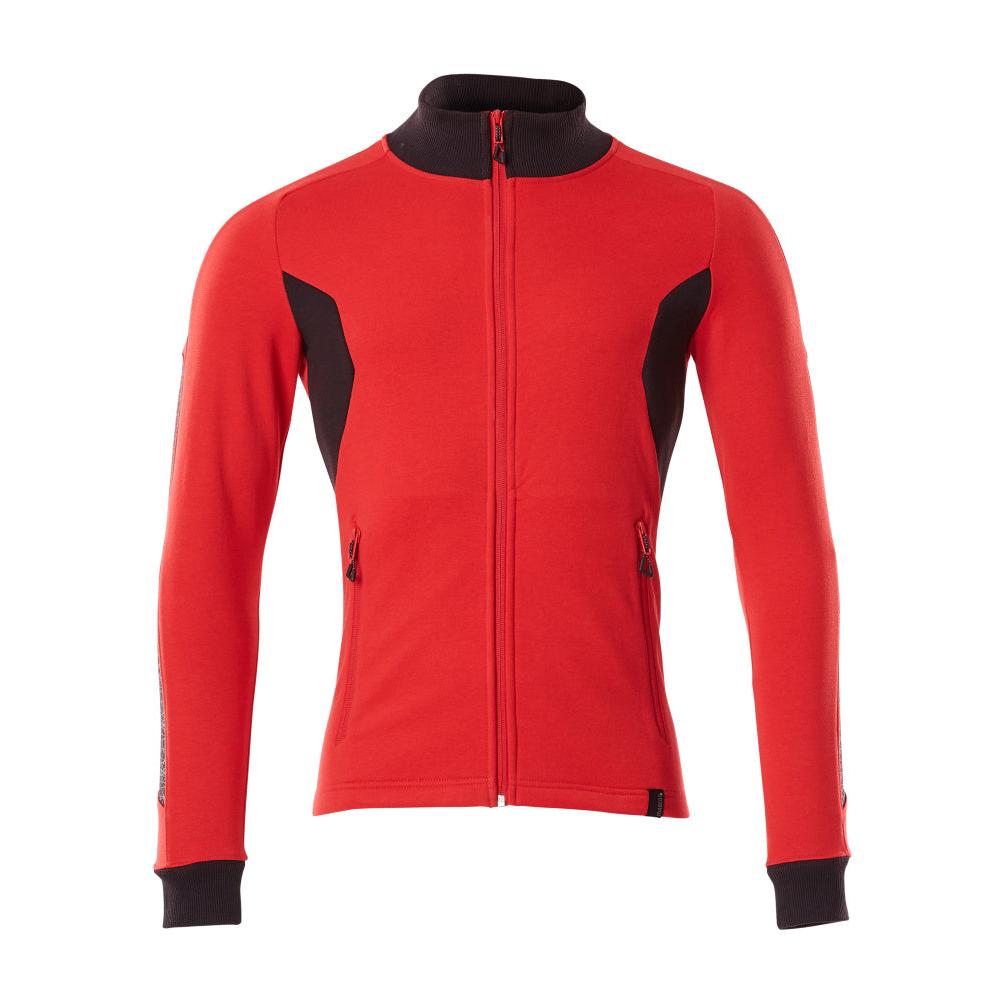 Sweatshirt met rits, modern fit sweatshirt met rits