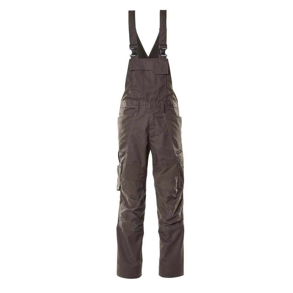 Salopette, poches genoux, empiècements stretch Salopette, anthracite foncé