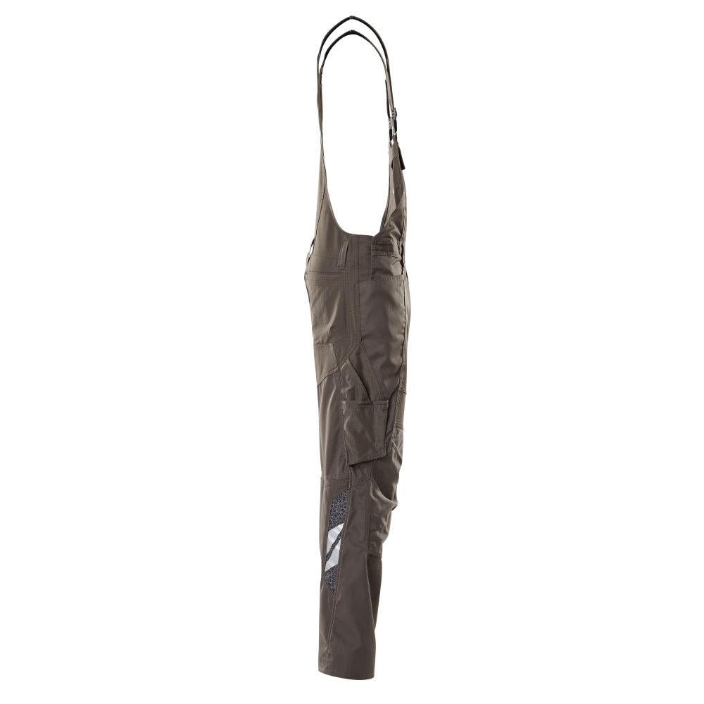Salopette, poches genoux, empiècements stretch Salopette, anthracite foncé