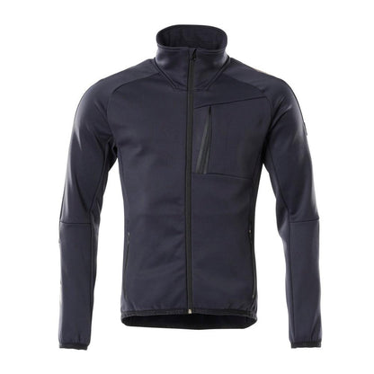 Fleece trui met microfleece jack met ritssluiting