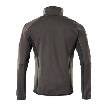 Fleece trui met microfleece jack met ritssluiting