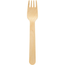 Die Duni GmbH Gabel 160 mm, Holz ungewachst ist ein umweltfreundliches Holzutensil, das Löffel- und Gabeleigenschaften kombiniert und sich ideal für eine nachhaltige Ernährung eignet; erhältlich in Packungen zu 100 Stück.