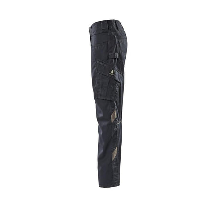 Pantalon, femme, perle, pantalon uni