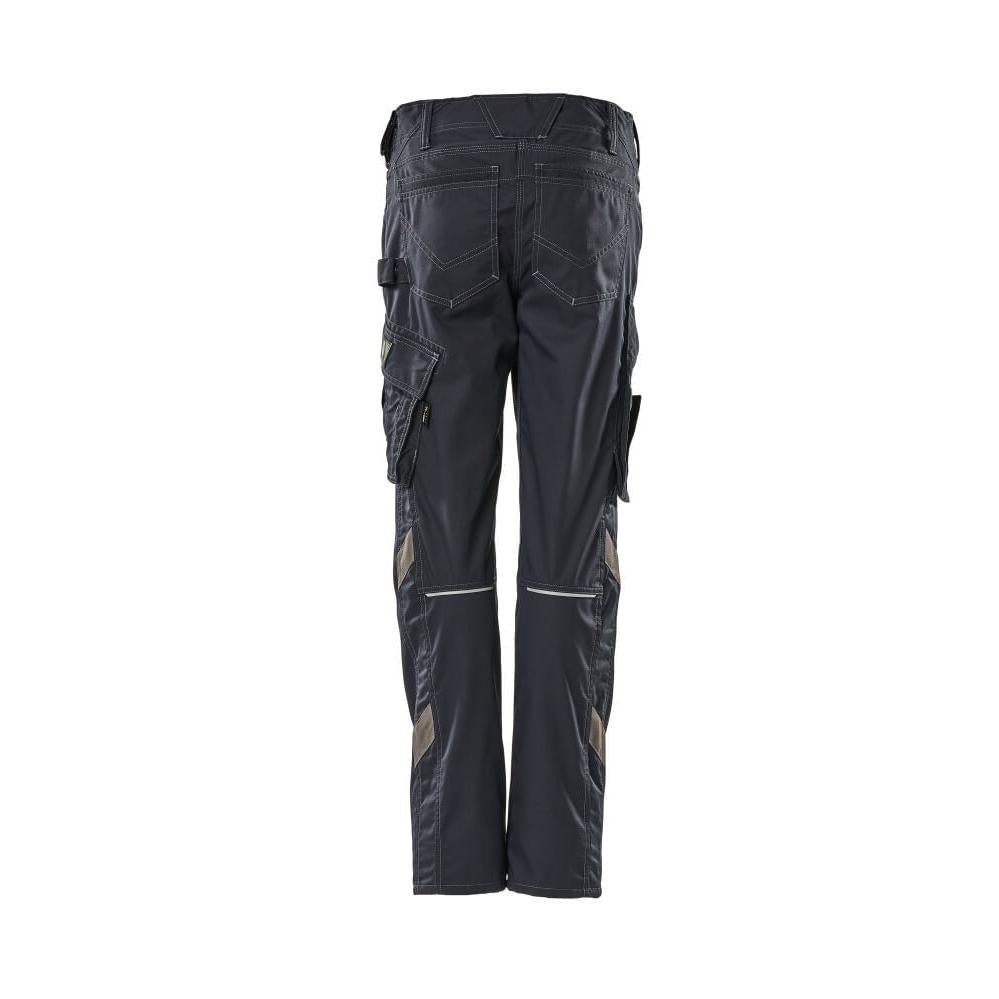 Pantalon, femme, perle, pantalon uni