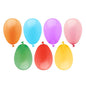 PAPSTAR Ballons colorés assortis (sachet de 100 pièces) de PAPSTAR GmbH en couleurs vives sont idéaux pour les bombes à eau et les fêtes d'été - parfaitement arrangés sur un fond blanc.