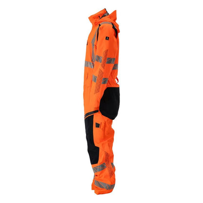 Combinaison hiver CLIMASCOT®, combinaison hiver légère, orange haute visibilité/noir-bleu
