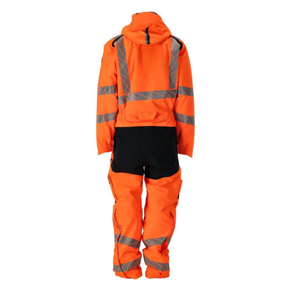 Combinaison hiver CLIMASCOT®, combinaison hiver légère, orange haute visibilité/noir-bleu