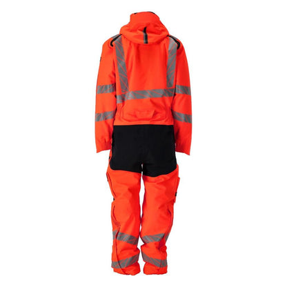 Combinaison d'hiver CLIMASCOT®, combinaison hiver légère, rouge haute visibilité/anthracite foncé