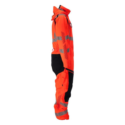 Combinaison d'hiver CLIMASCOT®, combinaison hiver légère, rouge haute visibilité/anthracite foncé